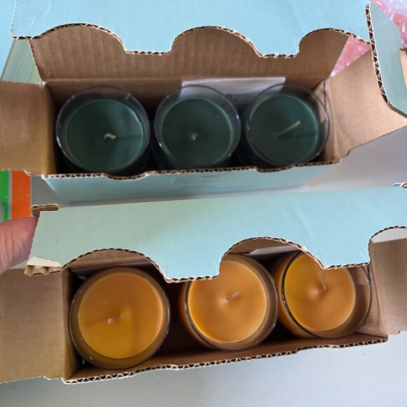 PartyLite Mini Barrel Jar Set - Glowing Embers - Picture 2 of 4